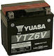 Yuasa Затворен тип Мотоциклетна батерия YTZ6V с...