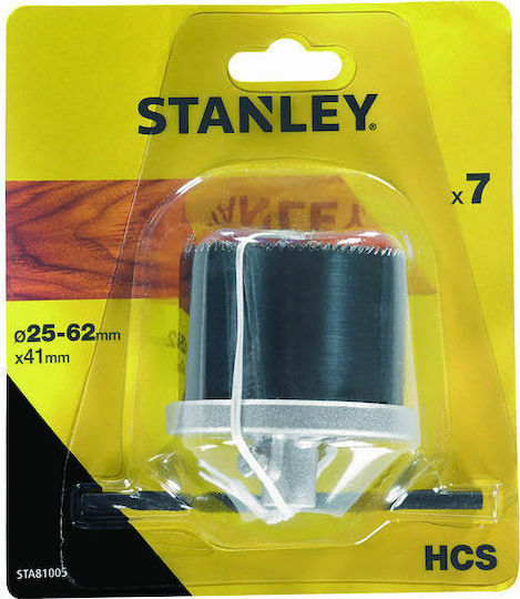 Stanley Σετ Ποτηροπρίονα με Διάμετρο από 25mm έως 62mm για Ξύλο