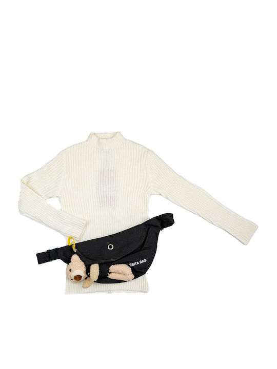 Εβίτα Kids Pullover Long Sleeve Ecru