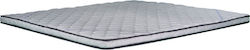 AttikaStrom Semi Double Foam Mattress Topper Foam with Elastic Straps 130x200x5cm