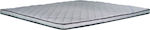 AttikaStrom Single Bed Foam Mattress Topper Foam with Elastic Straps 90x200x5cm