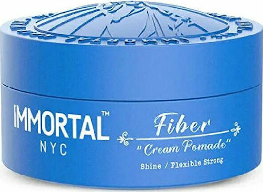Immortal NYC Fiber Cream Pomade για Ελαφρύ Κράτημα & Λάμψη 150ml