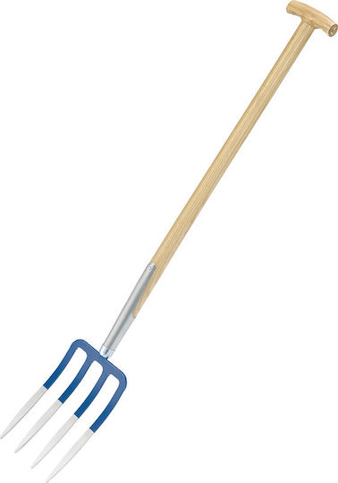 Lux Tools Gartengabel mit Stiel 4 Zähne Zinken 85cm