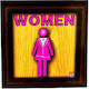 Novatex WC Sign Women's 9.5x9.5cm 9.5x9.5cm 02-392