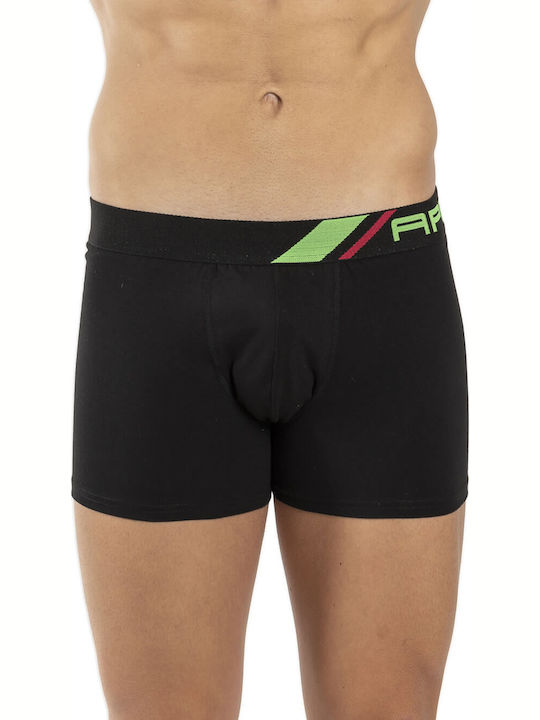 Apple Boxer Ανδρικό Μποξεράκι Black / Lime