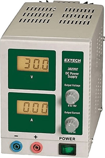 Extech 382202 Лабораторно захранване с 1 канал 18V 3Спецификация