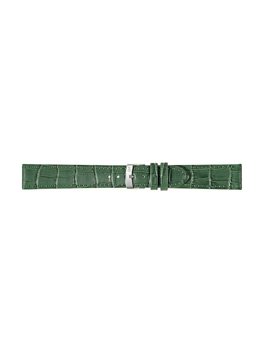 Morellato Juke Leather Strap Green 18mm