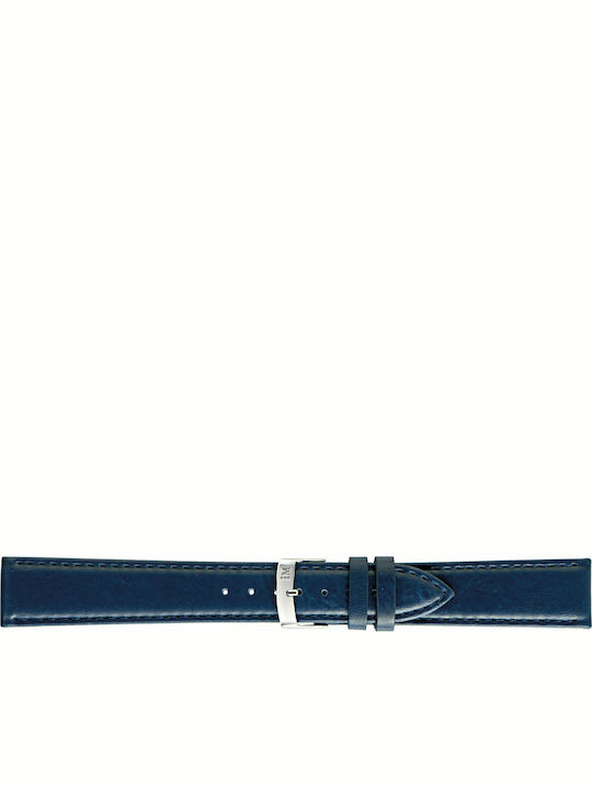 Morellato Gelso Δερμάτινο Λουράκι Navy Μπλε 18mm