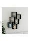 Raft Perete Negru 78x15x93cm