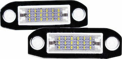 Φώτα Πινακίδας για Volvo S60 / S80 / V50 / V60 / XC 60 / XC 90 2τμχ Φώτα Πινακίδας για Volvo S60 / S80 / V50 / V60 / XC 60 / XC 90 2τμχ