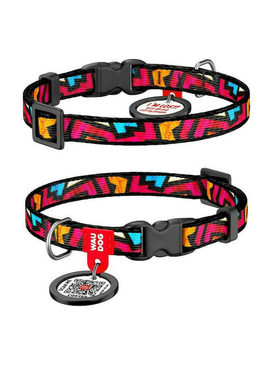 WauDog Graffiti Plastic Dog Collar 20 - 30cm