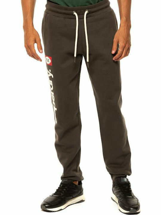 Ac Ringer Sweatpants with Elastic Vintage Black