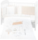 Kikka Boo Baby Crib Bedding Set My Teddy 6pcs Beige