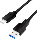 LogiLink USB 2.0 Cable USB-C male - USB-A male Μαύρο 3m (CU0171)