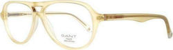 Gant Plastic Eyeglass Frame Yellow GRA099 L06