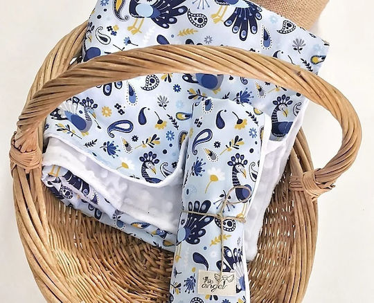 The Angel Peacocks Multicolour 110x140cm Cot Bed Duvet
