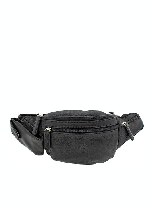 Waist bag Fabric/Leather 775-62-Black