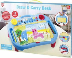 Playgo Painting Draw & Carry Desk for Children 3+ Years 19pcs