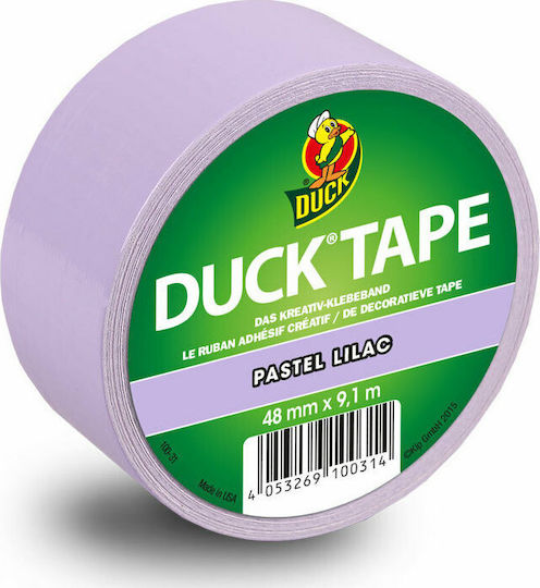 Duck Washi Adhesive Decoration Tape Pastel Lilac 1pcs 48mm x 9.1m Lilac