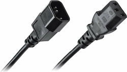 DM Pro IEC C13 - IEC C14 Cable 1.5m Μαύρο BG-2770 DM Pro IEC C13 - IEC C14 Cable 1.5m Μαύρο BG-2770