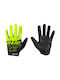 Force Swipe Full Finger Cycling Gloves Adults Yellow