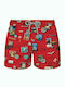 John Frank Kinder Badeanzug Badeshorts Rot