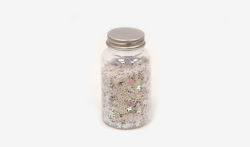 Περλέ Κομφετί Stars Confetti Silver 80gr