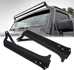 GloboStar Βάση για Μπάρα LED για Jeep Wrangler TJ 1997-2006 2τμχ