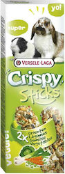 Versele Laga Crispy Sticks Treat with Vegetables for Guinea Pig and Rabbit 110gr