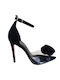 75075 Suede Sandalen Schwarz