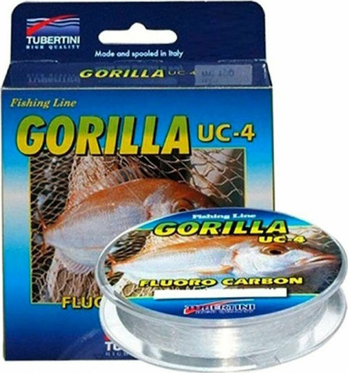 Tubertini Gorilla UC-4 Fluorocarbon Fishing Line Transparent 100m / 0.45mm / 20.9kg