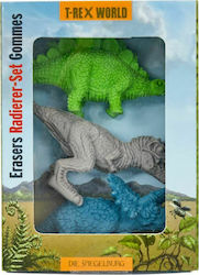 Die Spiegelburg Сет Гуми за Молив T Rex World 3бр