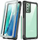 Redpepper Shockproof 360 Full Cover Πλαστικό Αδιάβροχο Διάφανο/Μαύρο (Galaxy Note 20)