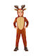 Kids Christmas Costume Deer Bunny Brown 03249