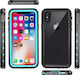 Redpepper 360 Full Cover Plastic Waterproof Black / Turquoise (iPhone XS Max)