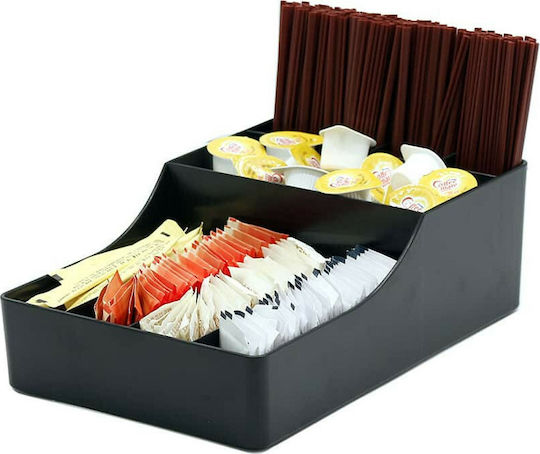 Plastic Bar Organizer with 9 Compartments