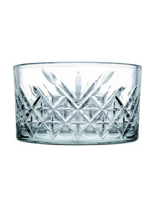 Pasabahce Timeless Glass Serving Bowl Transparent with Diameter 9εκ. 1pcs