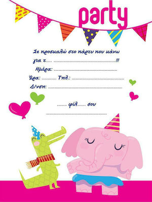 Party invitations 16 pcs 02 ArtGraphix