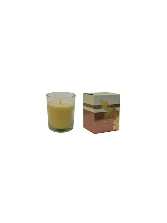 Atmosphera Scented Candle Jar Beige 6x8cm 1pcs