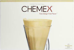 Chemex 100 Φίλτρα Καφέ Χάρτινα