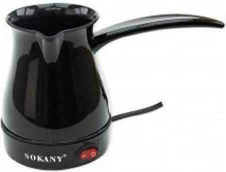 Sokany SK-205 Electric Greek Coffee Pot 600W with Capacity 500ml Black