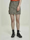 Urban Classics Ψηλόμεση Mini Φούστα Λεοπάρ σε Γκρι χρώμα