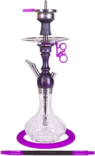 Amy Hookah Bohemian Cut Purple 47cm