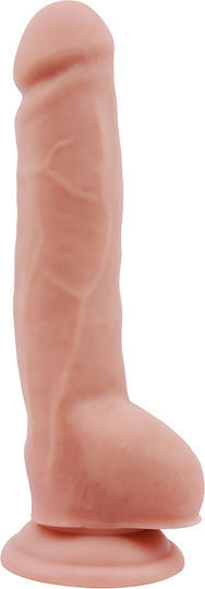 Dream Toys Mr Dixx Dual Density Realistic Dildo with Balls & Suction Cup Ρεαλιστικό Dildo με Όρχεις και Βεντούζα Flesh 23cm