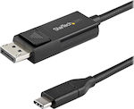 StarTech USB 2.0 Cable USB-C male - DisplayPort male Μαύρο 2m (CDP2DP2MBD)