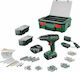 Bosch Universal Impact Percussive Battery Drill Driver 18V 2x1.5Ah