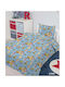 Marwa Paw Patrol Set Kids Duvet Cover Single with Pillowcase Cotton Blue 160x240cm