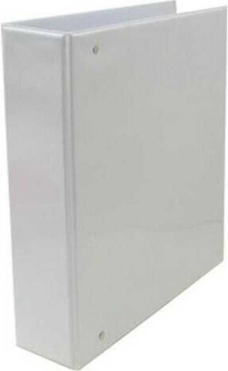 All About Office Ordner 7/32 für Papier A4 mit 4 s Ringen Weiß 1Stück