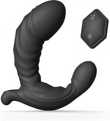 Dorcel Ultimate Expand Πρωκτική Σφήνα Rechargeable με Δόνηση Black 12cm