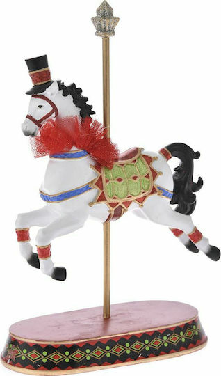 Iliadis Weihnachtliche Kunststoff Figur Pferd Höhe 30cm